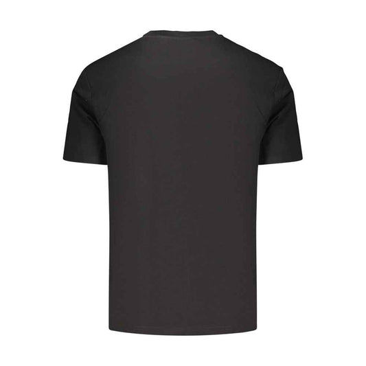 Black Cotton Men's T-Shirt