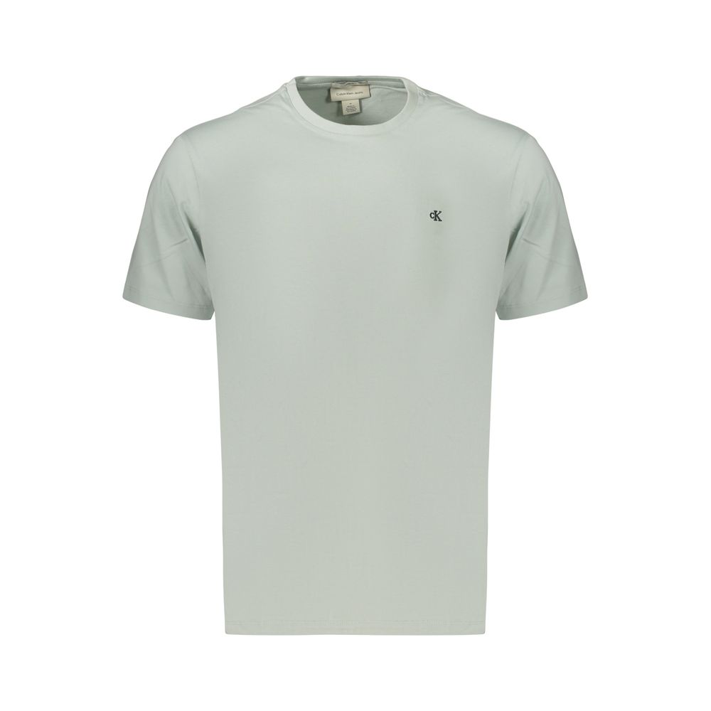 Green Cotton Men's T-Shirt