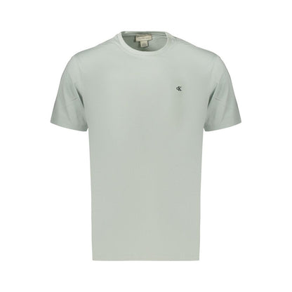 Green Cotton Men's T-Shirt
