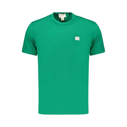 Green Cotton Men's T-Shirt
