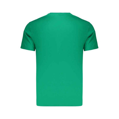 Green Cotton Men's T-Shirt