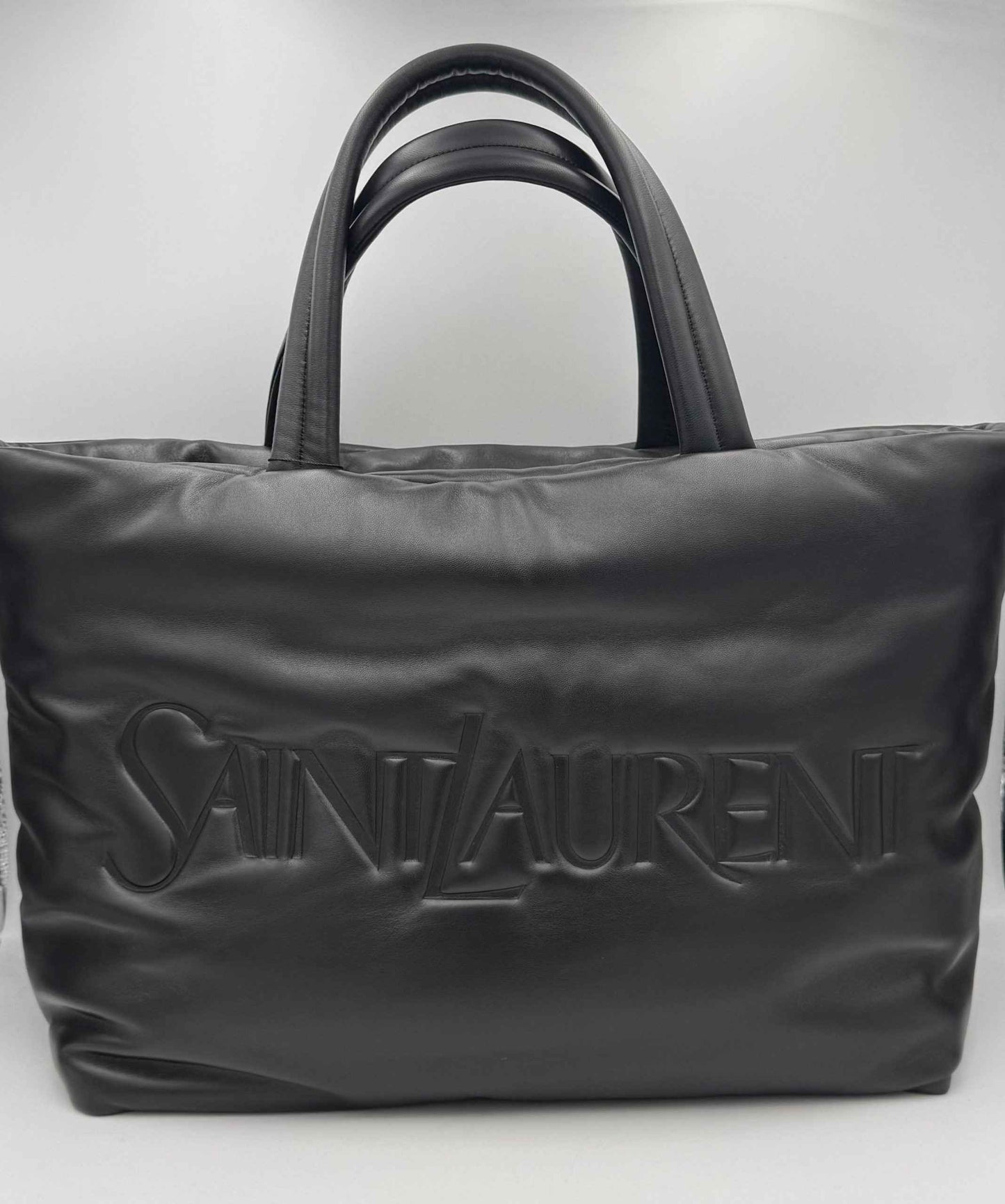 SAINT LAURENT Shopping Bag Large in Lambskin