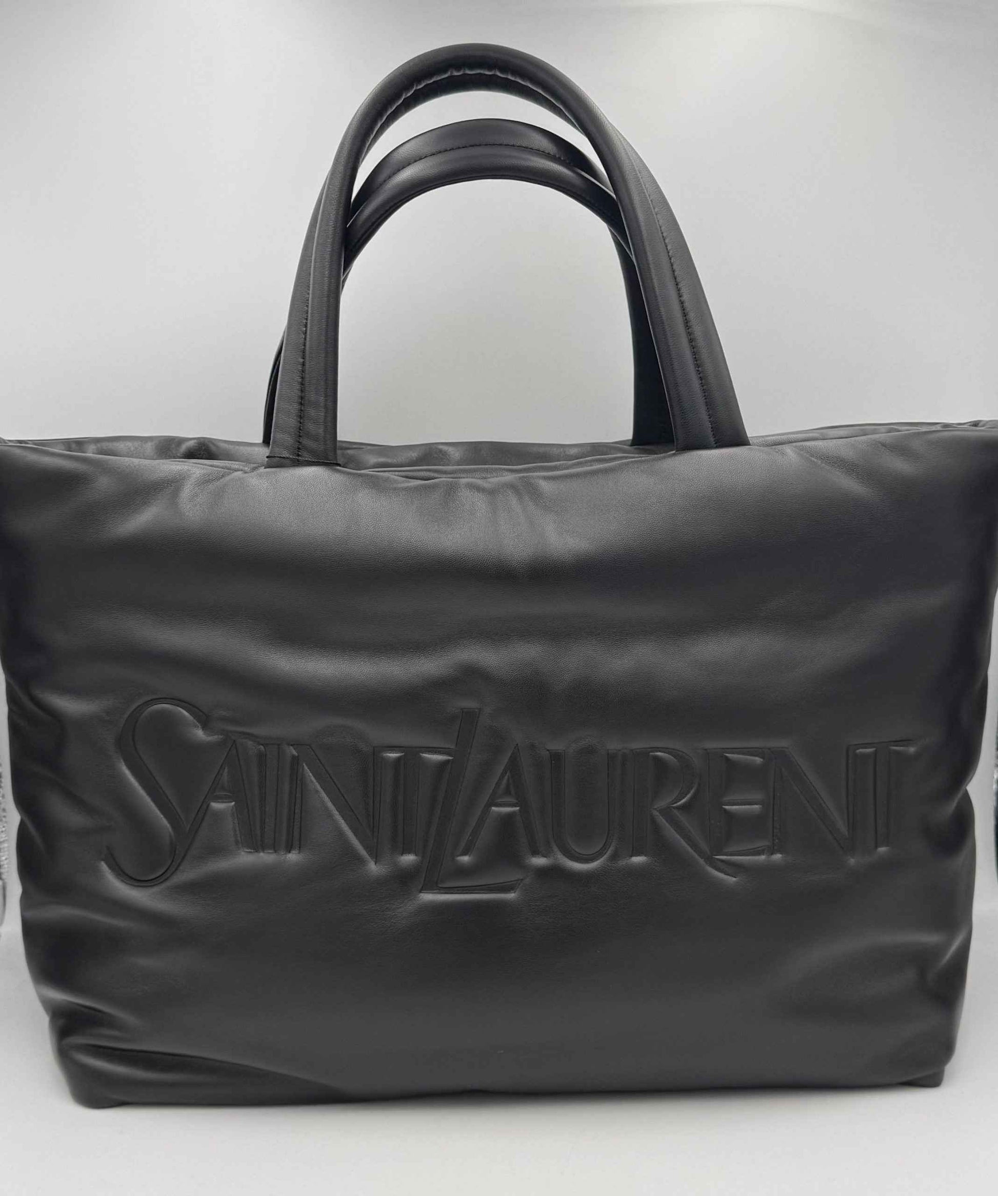 SAINT LAURENT Shopping Bag Large in Lambskin