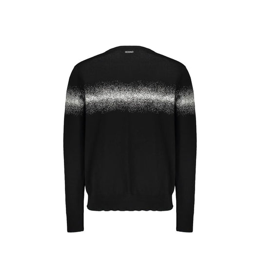 Black Cotton Sweatshirt