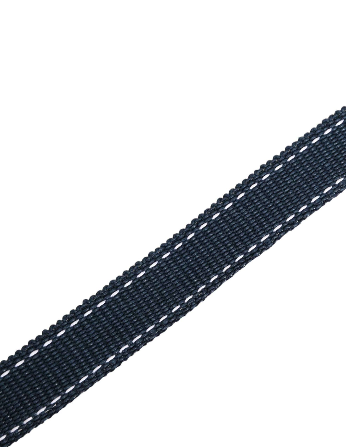 Blue Cotton Canvas DG Logo Metal Buckle Belt
