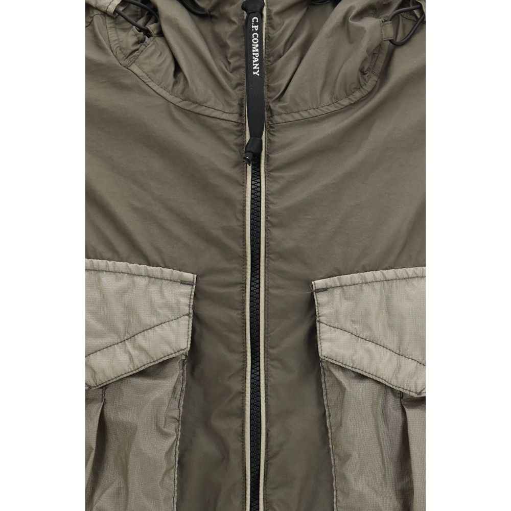 Bicolor Polyamide Shell Jacket