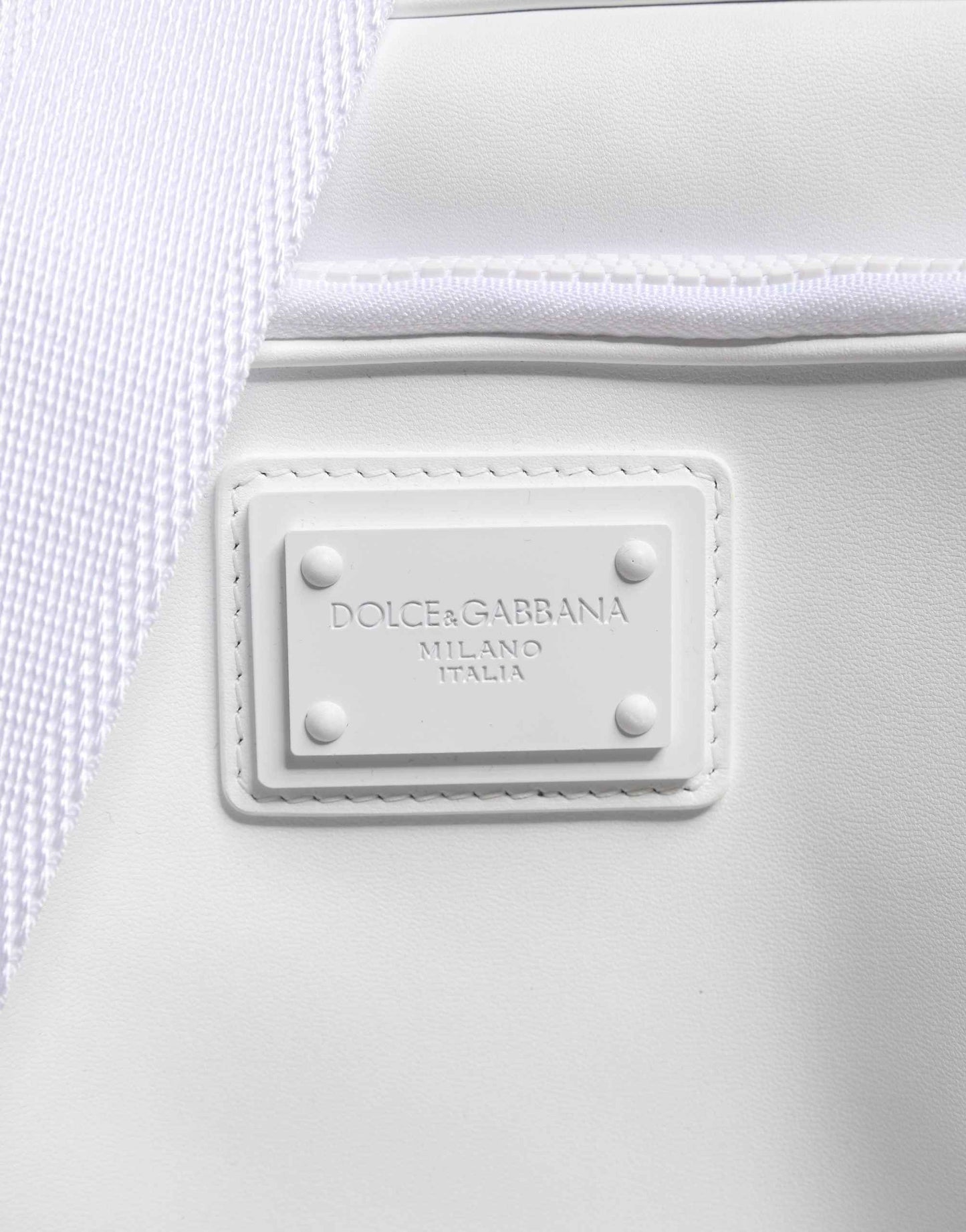 White Logo Plaque Crossbody Shoulder Borse Men Bag