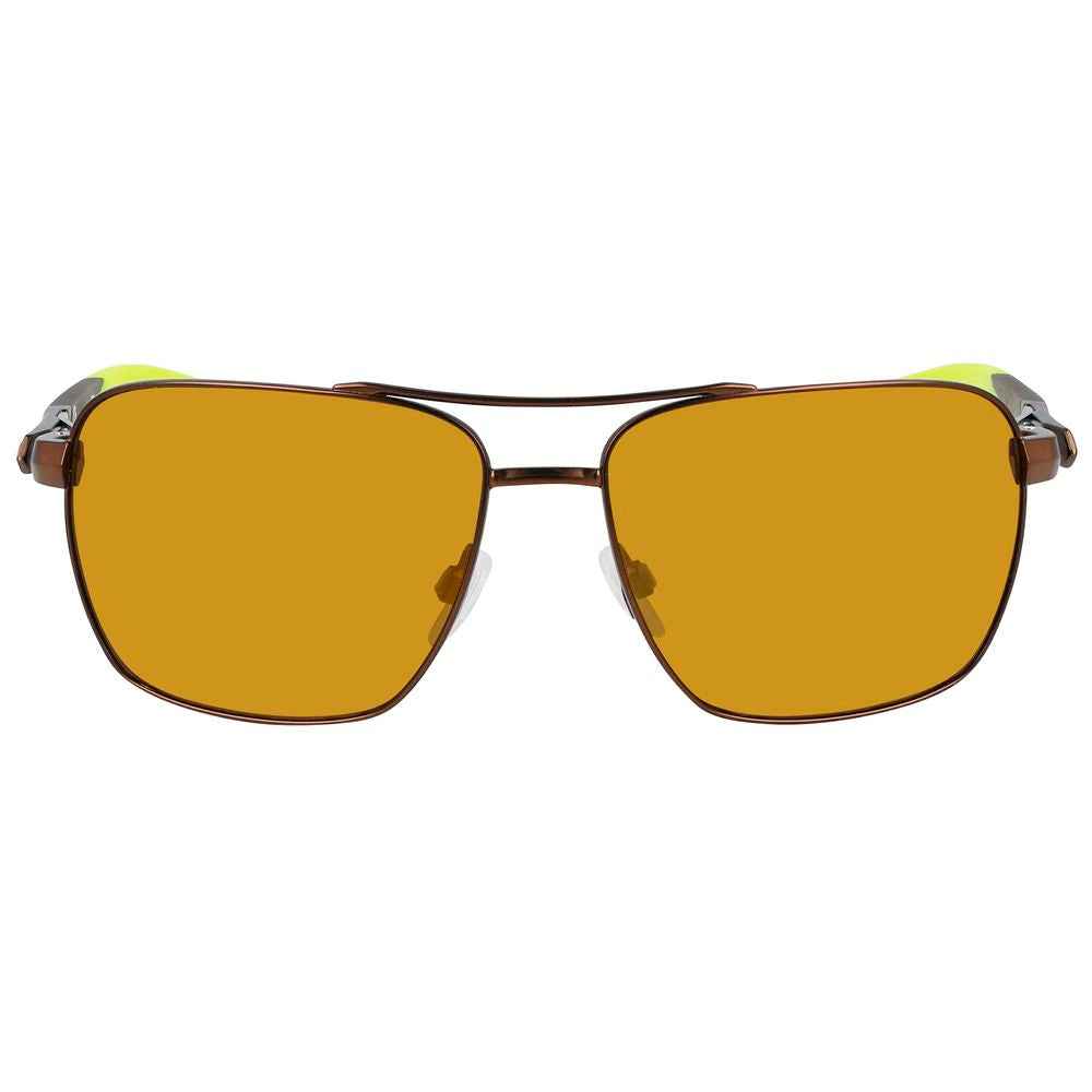 Brown Metal Sunglasses