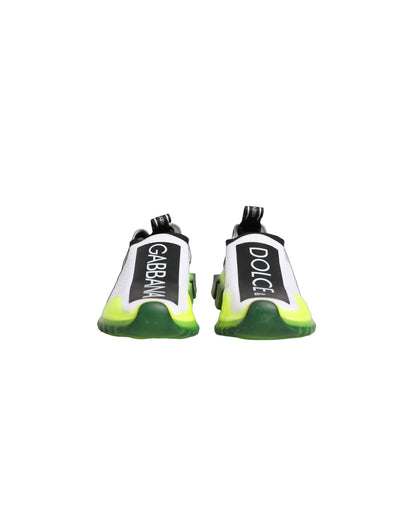 White Black Slip On Sorrento Sneakers Shoes