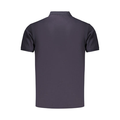 Blue Cotton Men's Polo