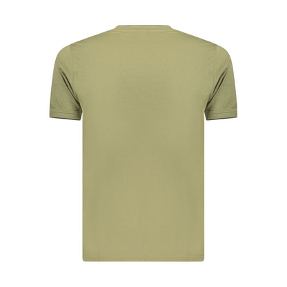 Green Cotton Men's T-Shirt