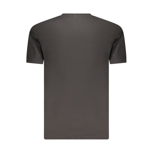 Black Cotton Men's T-Shirt