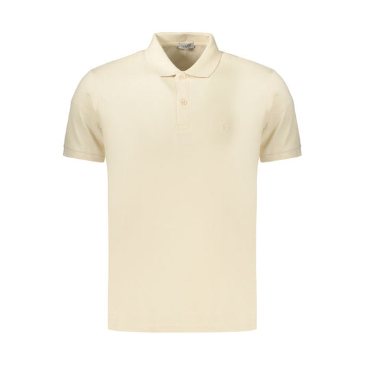 Beige Cotton Polo Shirt