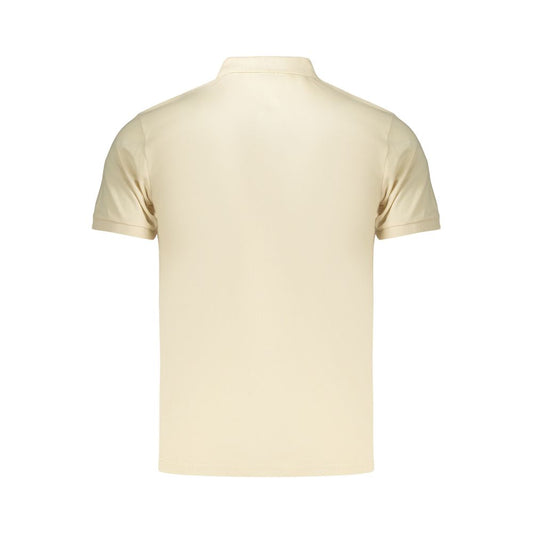Beige Cotton Polo Shirt
