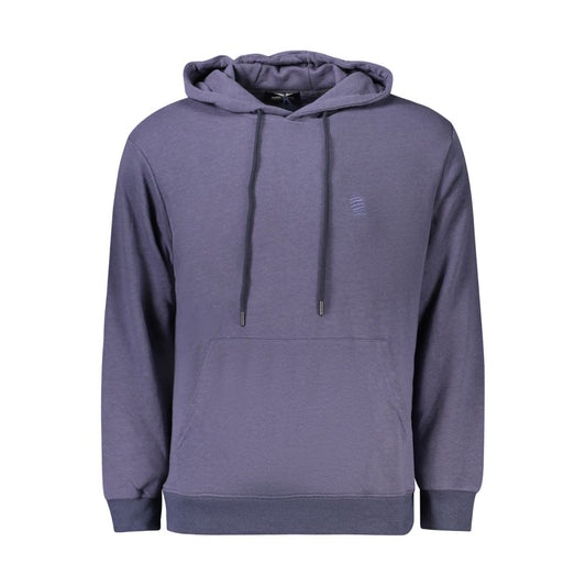 Blue Cotton Men's Sweatshirt