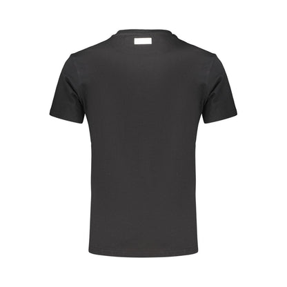 Black Cotton Men's T-Shirt