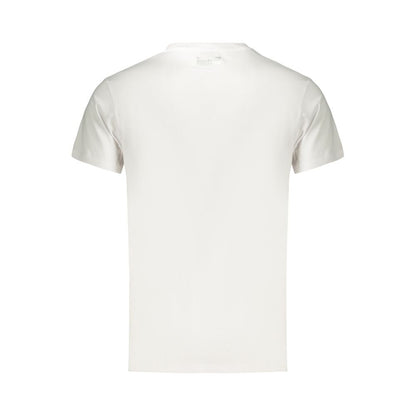 White Cotton Men's T-Shirt