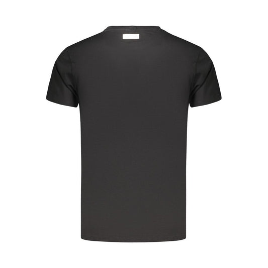 Black Cotton Men's T-Shirt