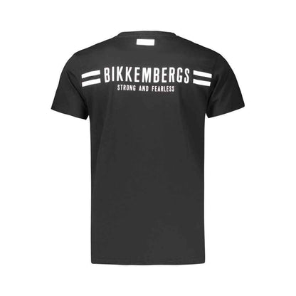 Black Cotton Men's T-Shirt