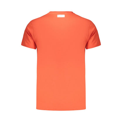 Orange Cotton Men's T-Shirt