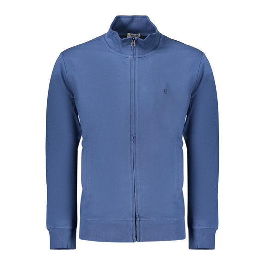 Blue Cotton Men's Sweatshirt