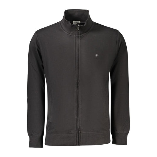 Black Cotton Men's Sweatshirt