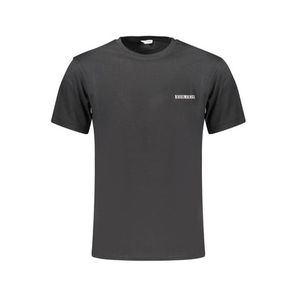 Black Cotton Men's T-Shirt