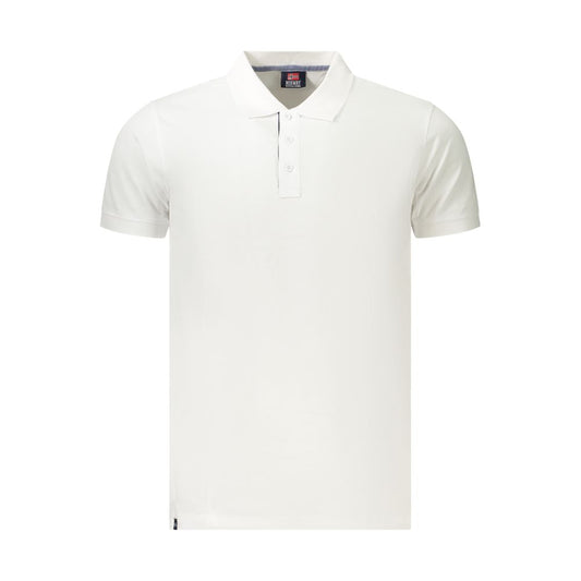 White Cotton Men's Polo Shirt