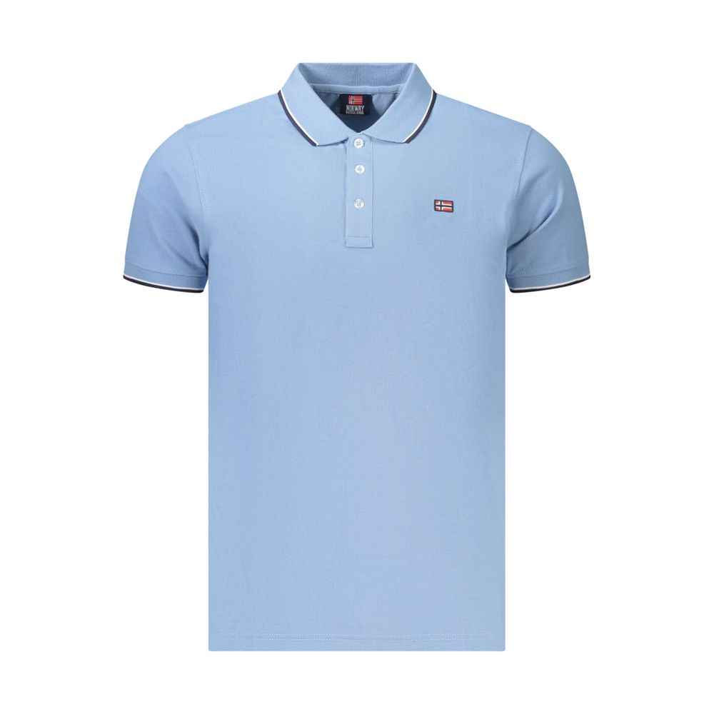 Azzurro Cotton Mens Polo