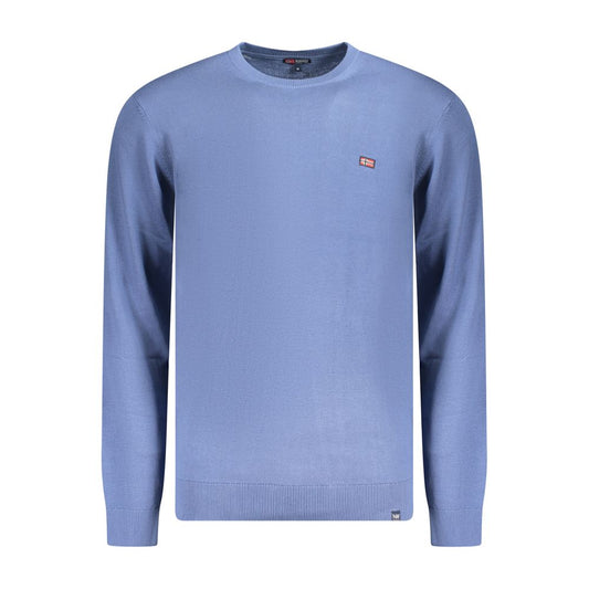 Blue Cotton Men's Shirt