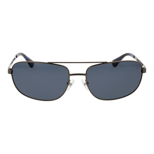 Gray Metal Sunglasses