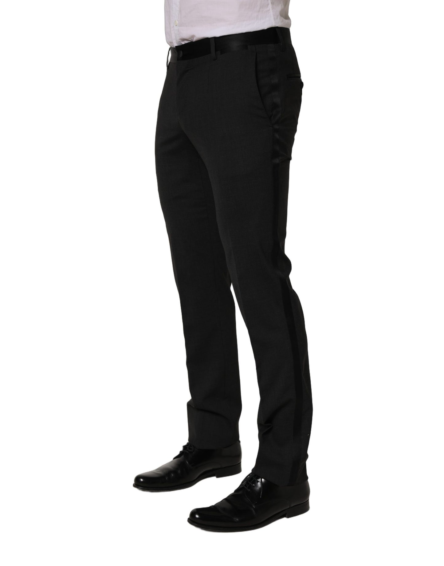 Black Cotton Dress Formal Men Trouser Pants
