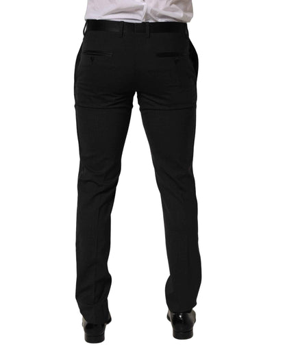 Black Cotton Dress Formal Men Trouser Pants