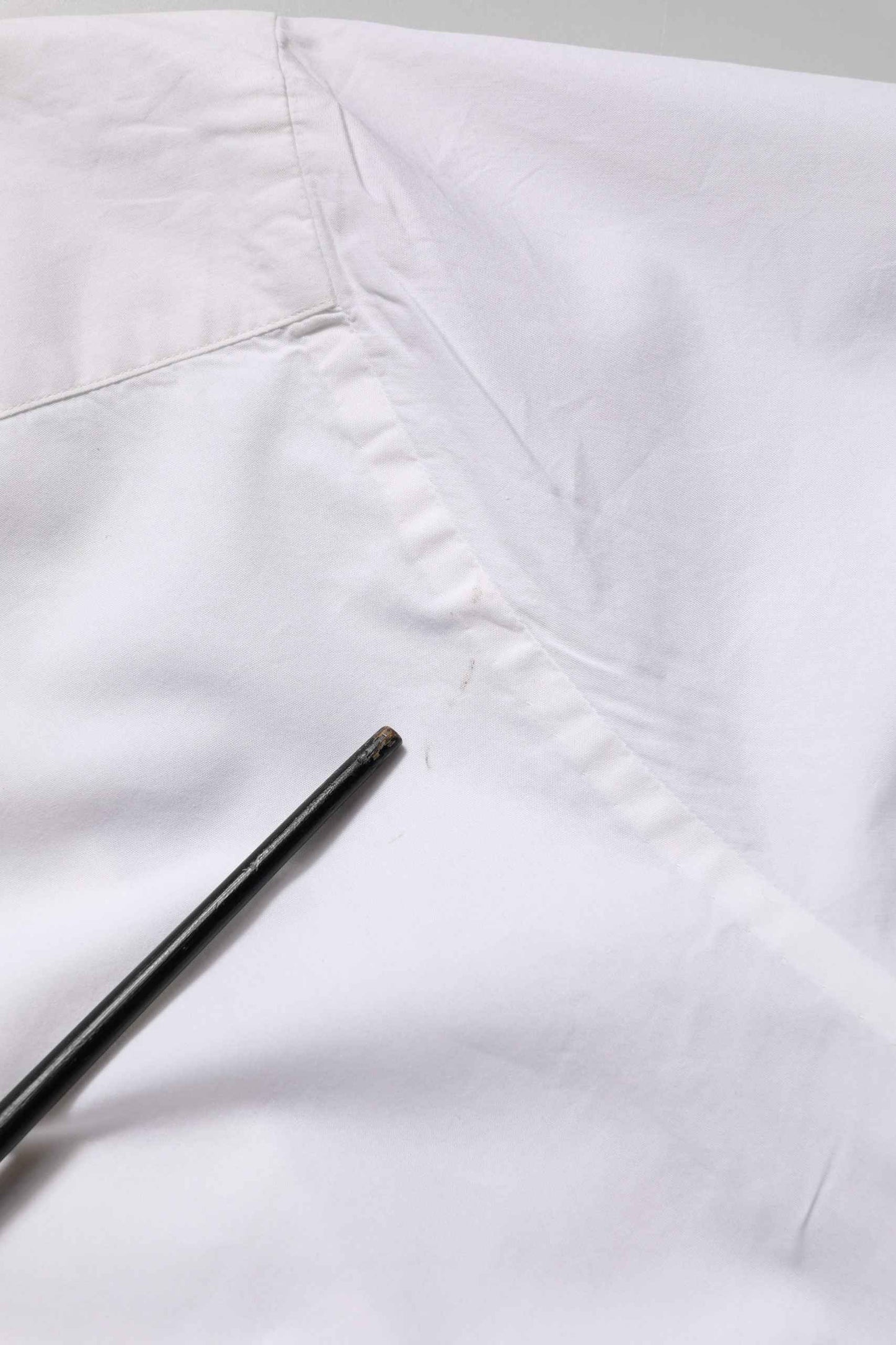 White Bib Cotton Poplin Dress Formal Shirt