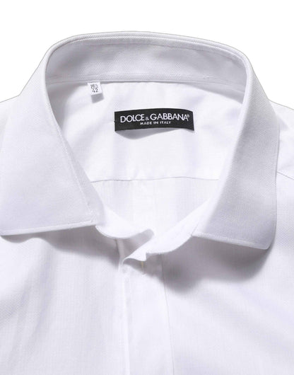White Cotton Collared Dress Formal Men Shirt