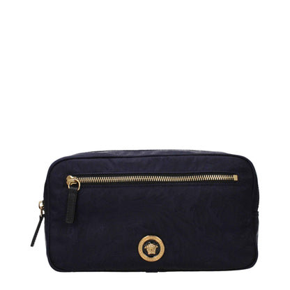 Blue Fabric Backpack
