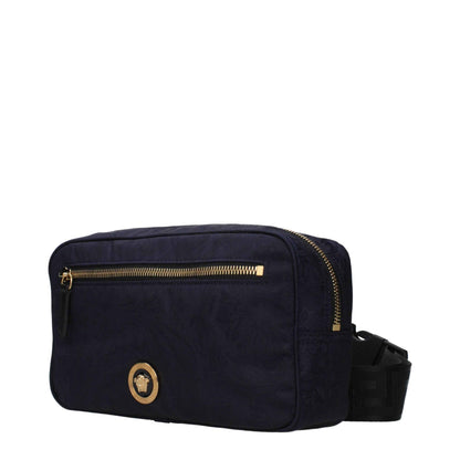Blue Fabric Backpack