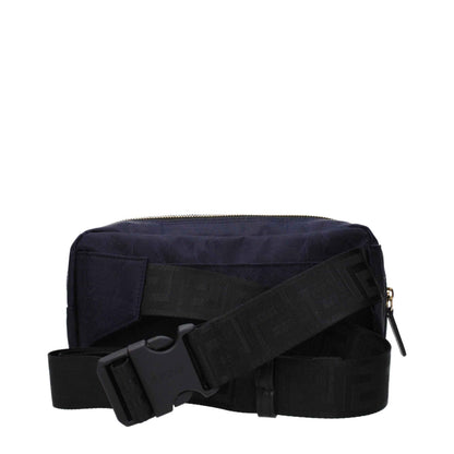 Blue Fabric Backpack