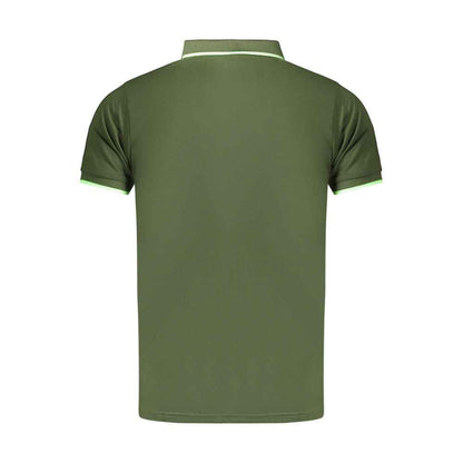 Green Polyester Men's Polo Shirt