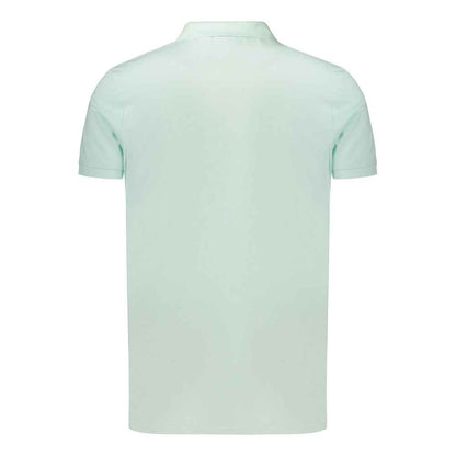 Green Cotton Men's Polo Shirt