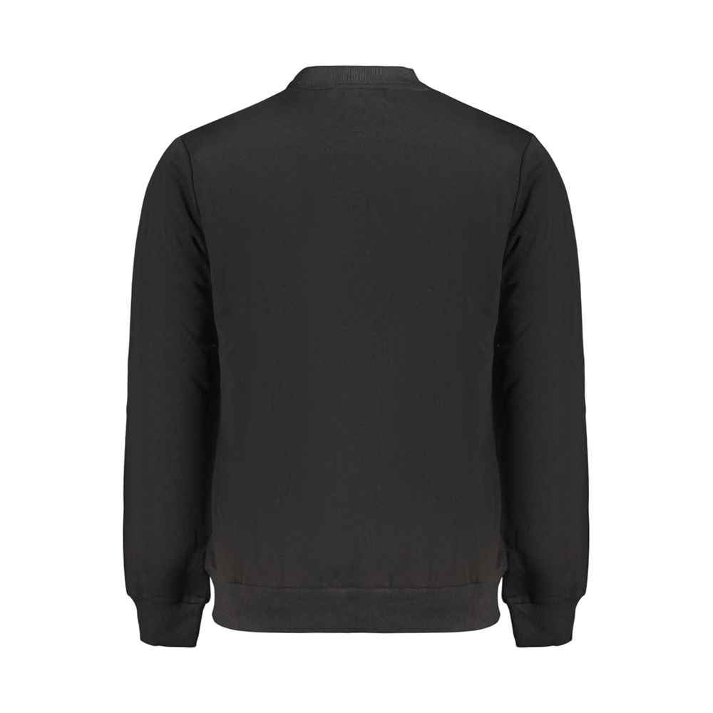 Black Cotton Men's Sweatshirt