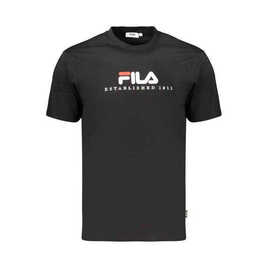 Black Cotton Men's T-Shirt
