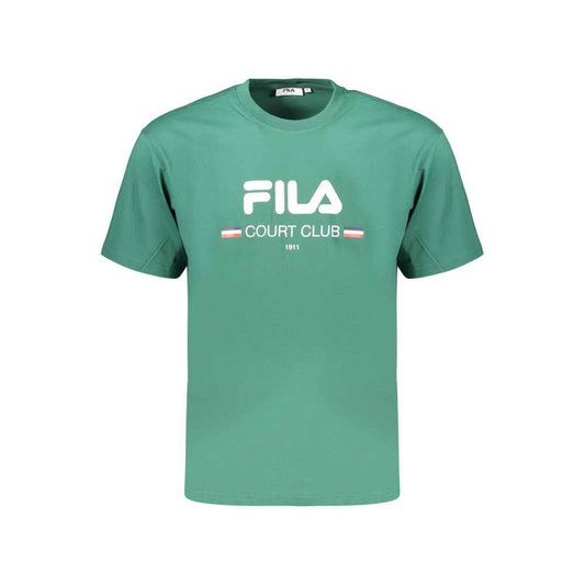 Green Cotton Men's T-Shirt