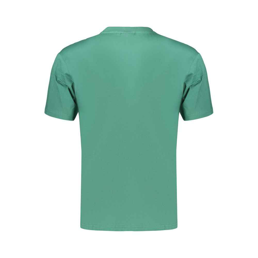 Green Cotton Men's T-Shirt
