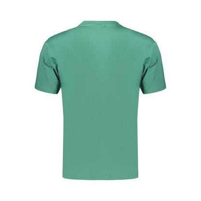 Green Cotton Men's T-Shirt