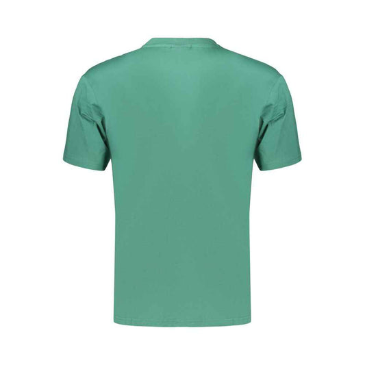 Green Cotton Men's T-Shirt