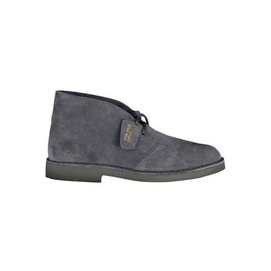 Blue Leather Men's Boot