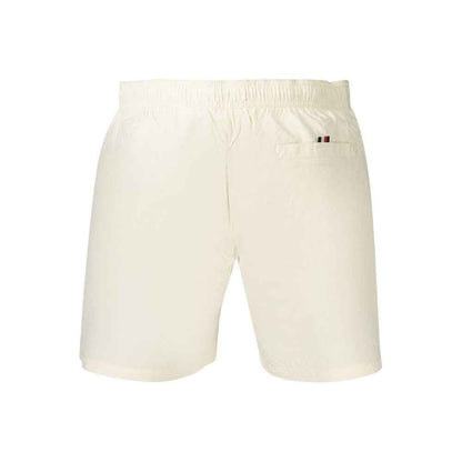 Beige Polyester Men's Short