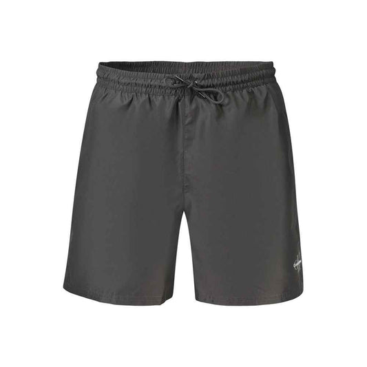 Black Polyester Men's Swimwear