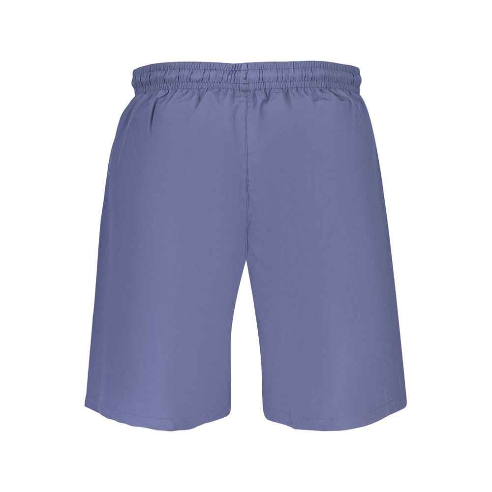 Blue Polyester Men's Swimwear